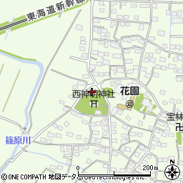 静岡県浜松市中央区篠原町9353周辺の地図