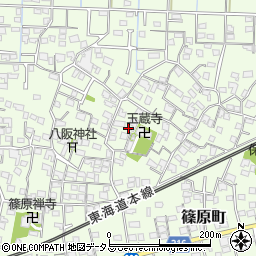 静岡県浜松市中央区篠原町3853周辺の地図