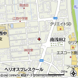 静岡県浜松市中央区神田町22周辺の地図