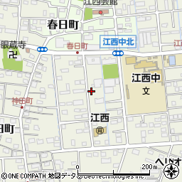 静岡県浜松市中央区神田町185周辺の地図