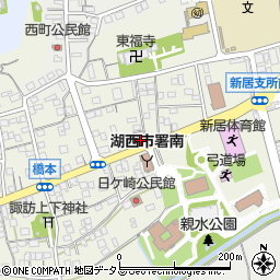 静岡県湖西市新居町浜名601-3周辺の地図