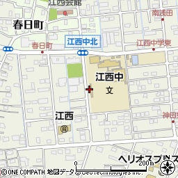 静岡県浜松市中央区神田町117周辺の地図