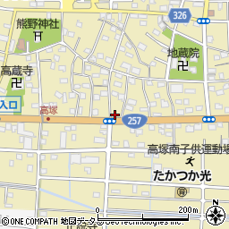 静岡県浜松市中央区高塚町4599周辺の地図