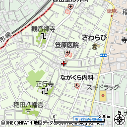 大阪府東大阪市稲田本町3丁目21-20周辺の地図