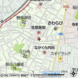 大阪府東大阪市稲田本町3丁目21-2周辺の地図