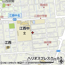 静岡県浜松市中央区神田町86周辺の地図