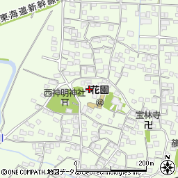 静岡県浜松市中央区篠原町9287周辺の地図