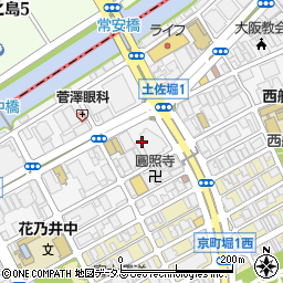 大阪府大阪市西区江戸堀2丁目1周辺の地図