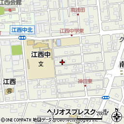 静岡県浜松市中央区神田町84周辺の地図