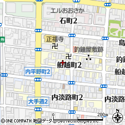 株式会社大淵銀器大阪店周辺の地図