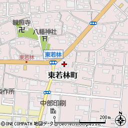 静岡県浜松市中央区東若林町1272周辺の地図