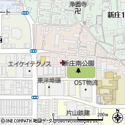 大阪府東大阪市新庄南7-31周辺の地図