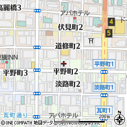 ワシノ機器株式会社　大阪営業所周辺の地図