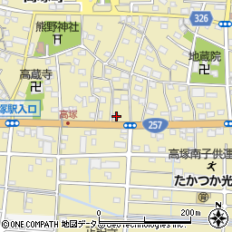静岡県浜松市中央区高塚町4601周辺の地図