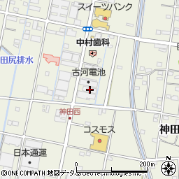 静岡県浜松市中央区神田町541周辺の地図