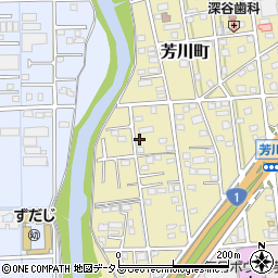 静岡県浜松市中央区芳川町607周辺の地図