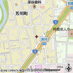 静岡県浜松市中央区芳川町519周辺の地図