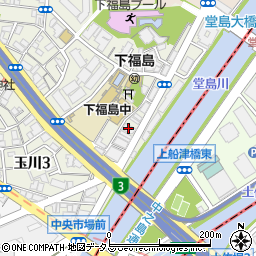 大水直売堂島営業所周辺の地図