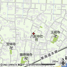 静岡県浜松市中央区篠原町4123周辺の地図