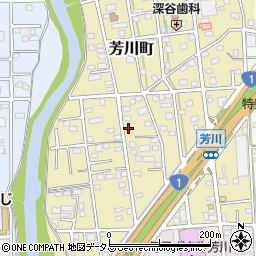 静岡県浜松市中央区芳川町630周辺の地図