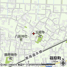 静岡県浜松市中央区篠原町3849周辺の地図