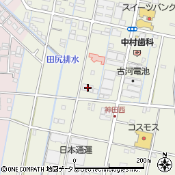 静岡県浜松市中央区神田町495周辺の地図