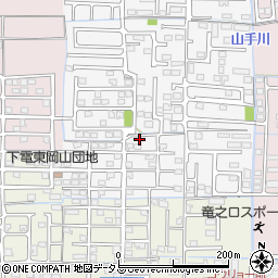 岡山県岡山市中区四御神89-3周辺の地図