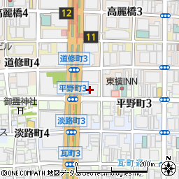 野村證券株式会社　大阪支店周辺の地図