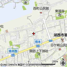 静岡県湖西市新居町浜名933周辺の地図