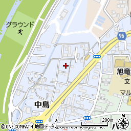 岡山県岡山市中区中島111周辺の地図