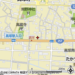 静岡県浜松市中央区高塚町4666周辺の地図