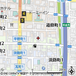 〒541-0046 大阪府大阪市中央区平野町の地図