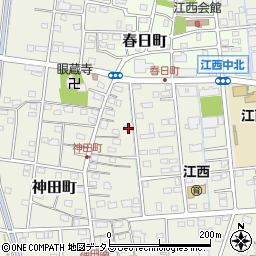 静岡県浜松市中央区神田町694周辺の地図