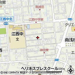 静岡県浜松市中央区神田町80周辺の地図