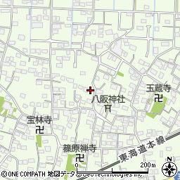 静岡県浜松市中央区篠原町4116周辺の地図