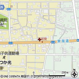 静岡県浜松市中央区高塚町4381周辺の地図