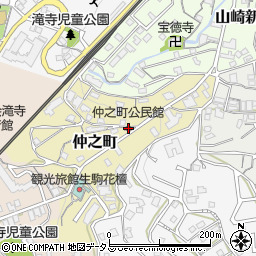 仲之町公民館周辺の地図