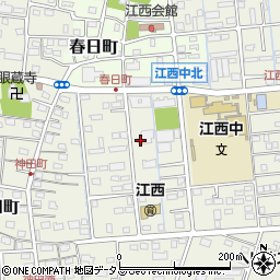 静岡県浜松市中央区神田町187周辺の地図