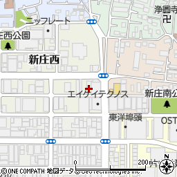 ワイビーエム大阪支店周辺の地図