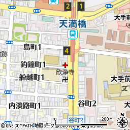 ＢＩＧＳＡＮＤ天満橋店周辺の地図