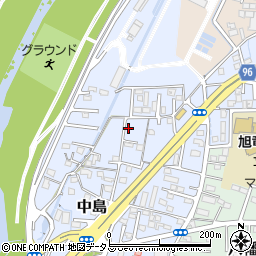 岡山県岡山市中区中島111-6周辺の地図