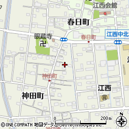 静岡県浜松市中央区神田町693周辺の地図