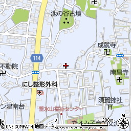 三重県津市垂水1227-3周辺の地図