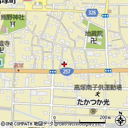 静岡県浜松市中央区高塚町4595周辺の地図