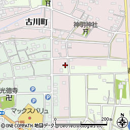 静岡県浜松市中央区古川町363周辺の地図