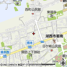 静岡県湖西市新居町浜名811周辺の地図