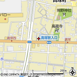 静岡県浜松市中央区高塚町4740周辺の地図