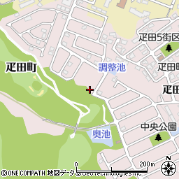 奈良県奈良市疋田町周辺の地図