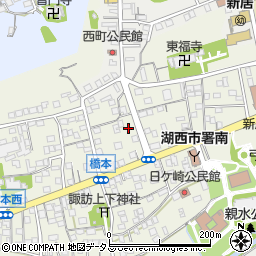 静岡県湖西市新居町浜名808-1周辺の地図