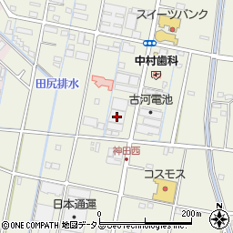 静岡県浜松市中央区神田町534周辺の地図